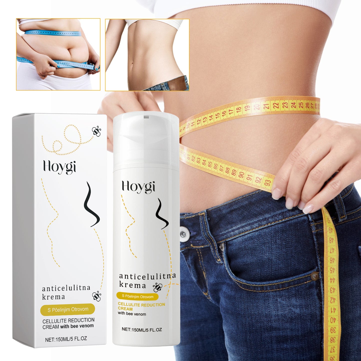 Firming Body Slimming Cream - 150ml Anti-Cellulite Tummy & Leg Massage Lotion
