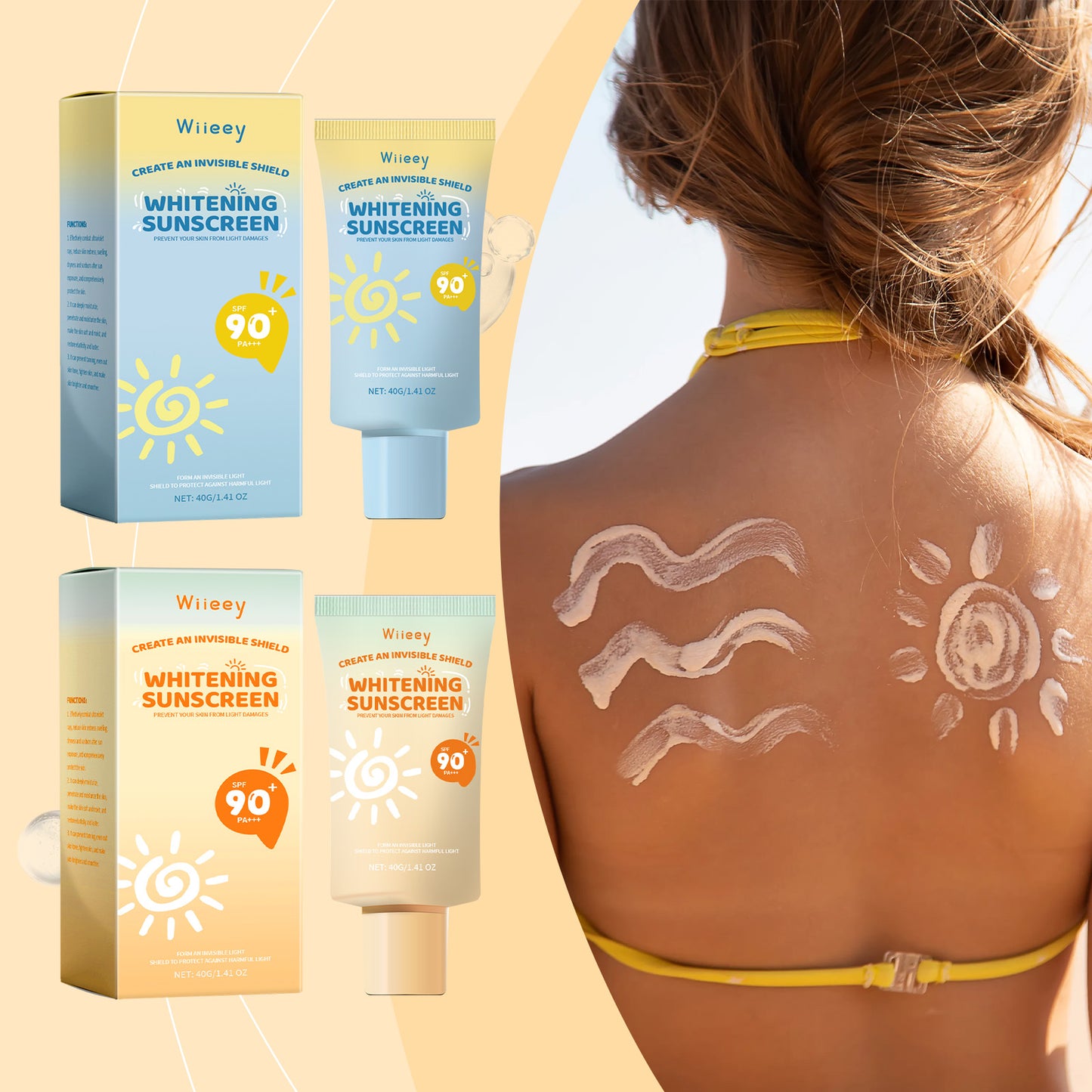 Hydrating Sunscreen Cream - Moisturizing & Protective Body Care