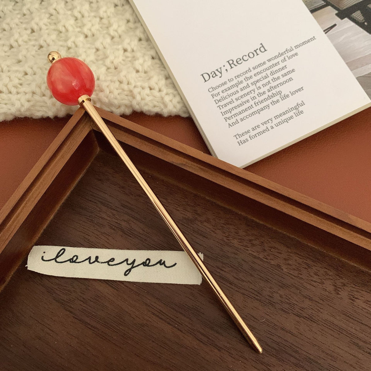 Metal Ball Hairpin for Updo & Bun Styling