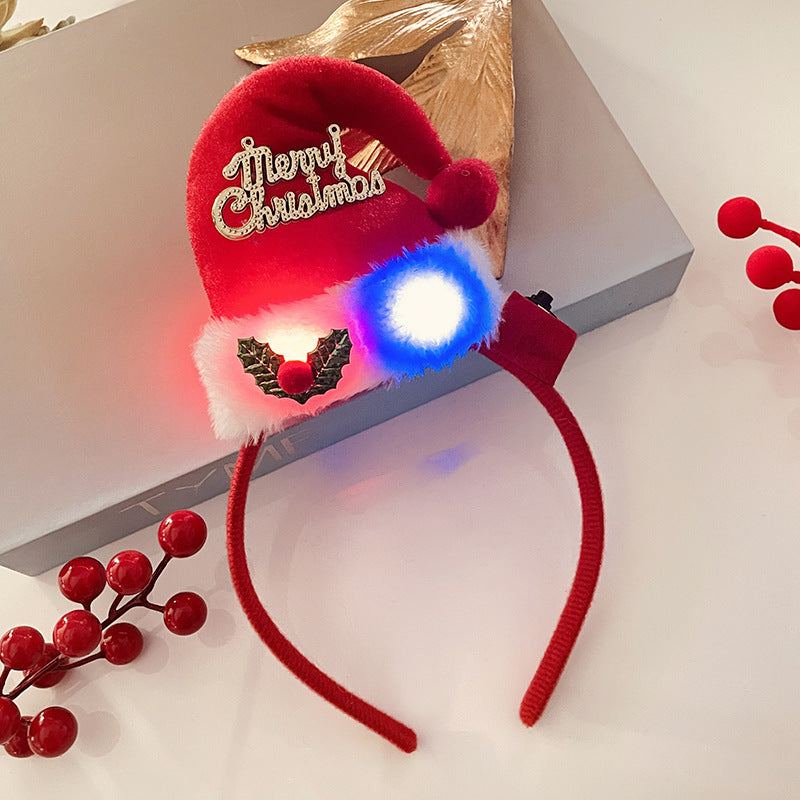 Christmas Light Headband for Women – Snowflake & Holiday Styles