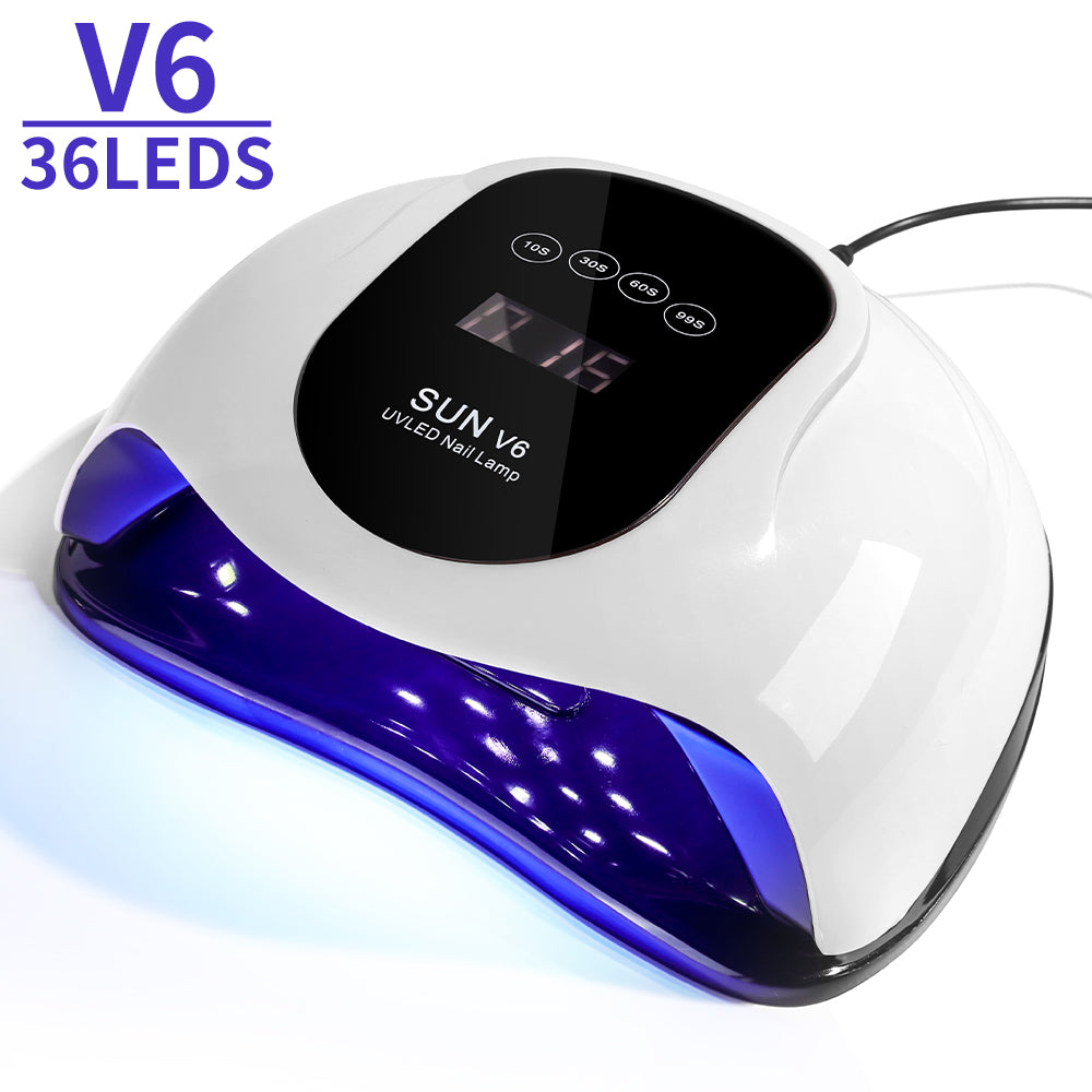 Professional UV LED Nail Lamp - Fast Curing Gel Nail Dryer with Auto Sensor