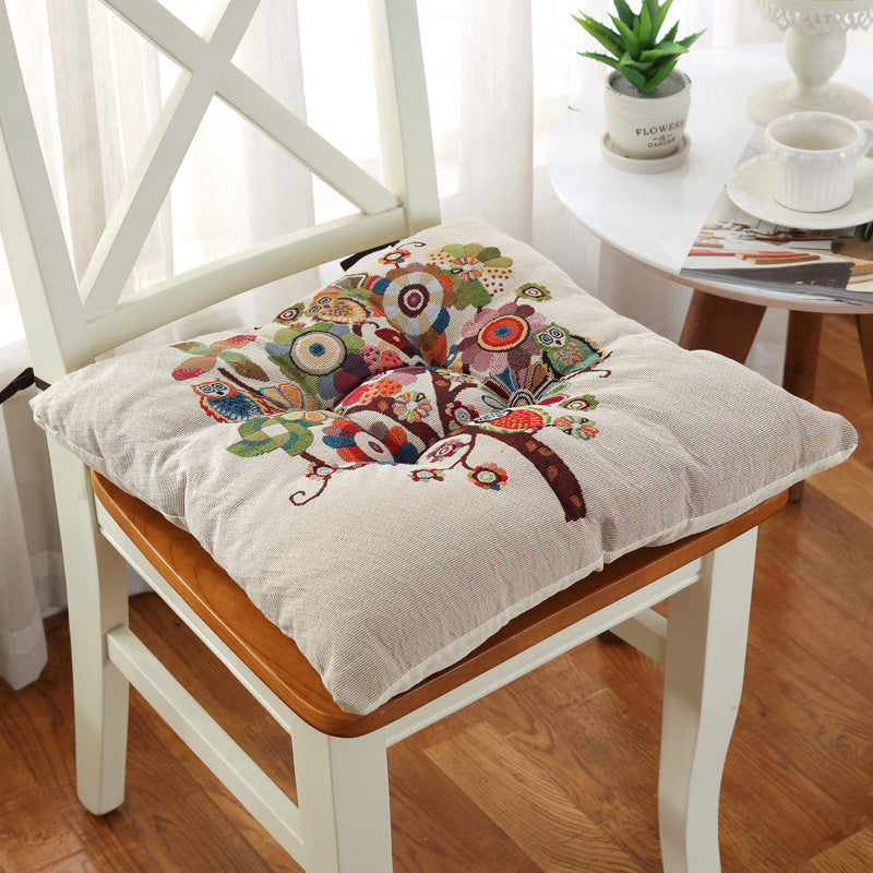 Thickened Non-Slip Chair Cushion for Dining & Kids Chairs - Solid Wood Stool Seat Pad