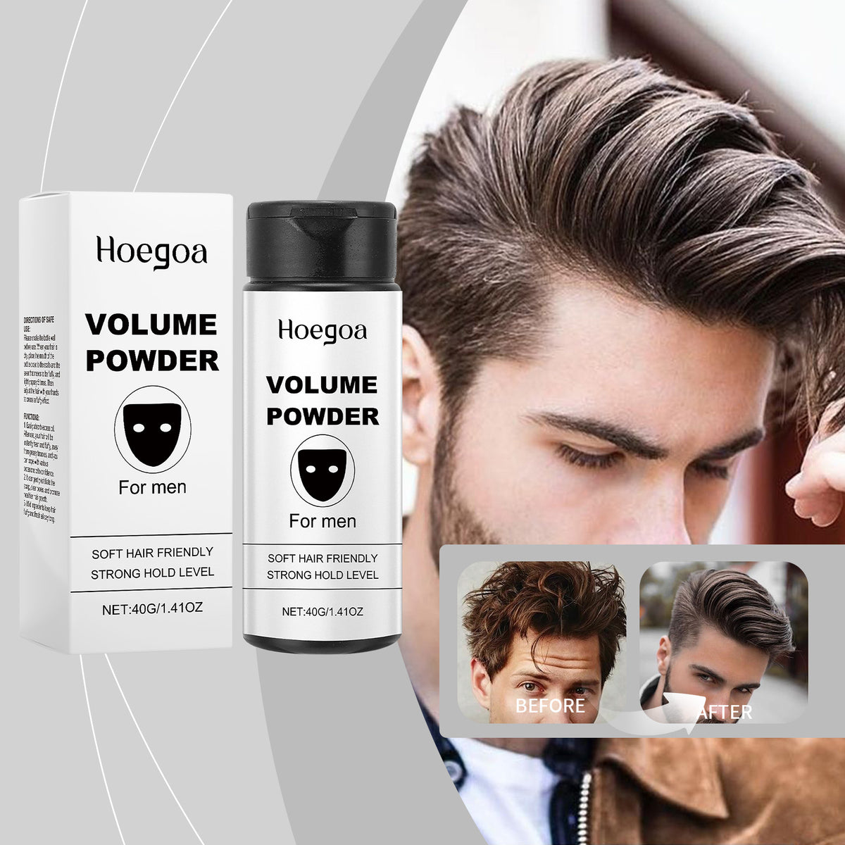 Volumizing Hair Styling Powder - 40g for Body & Hair Volume Boost