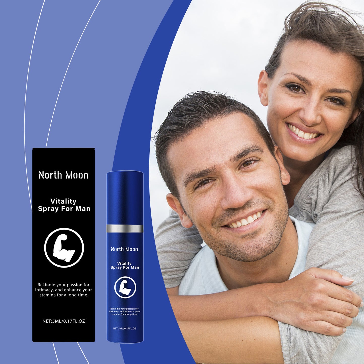 Men Vitality Intimate Spray - Herbal Formula with Ginseng & Maca Root