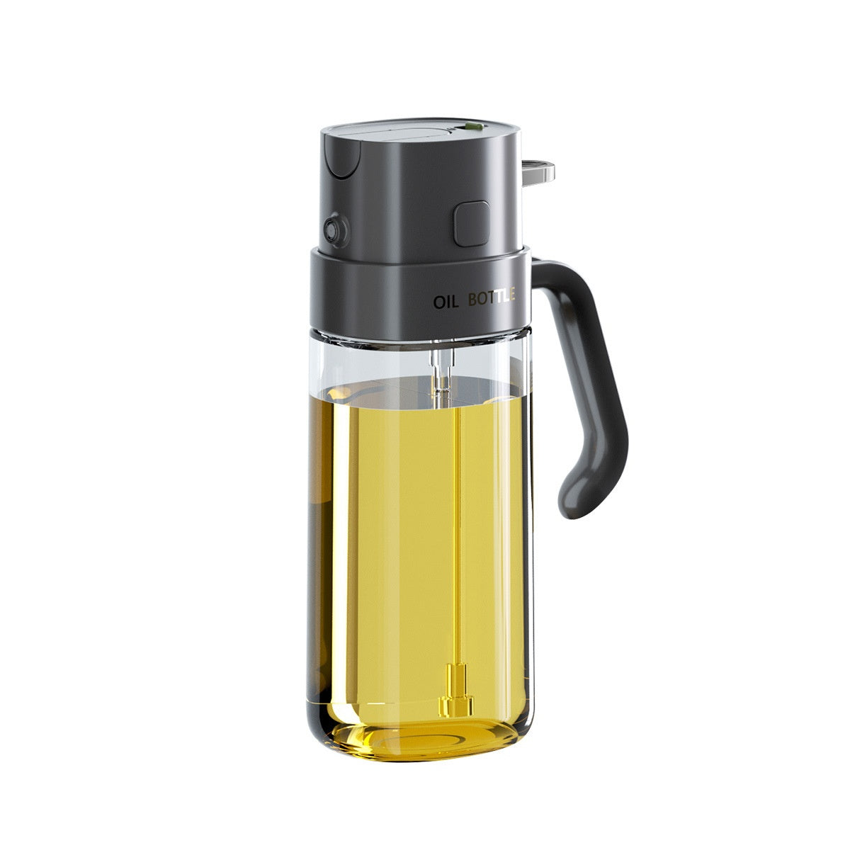 Large Capacity Glass Oil Dispenser Spray Bottle Dual-Use Kitchen Storage