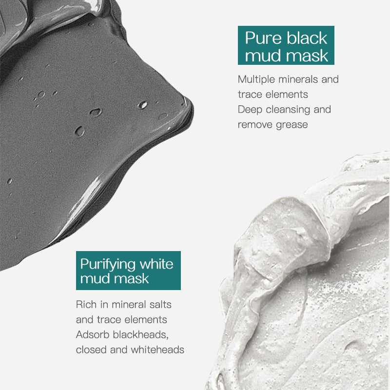 Black Mud Face Mask for Pore Cleansing - 60g Skin Care Mask
