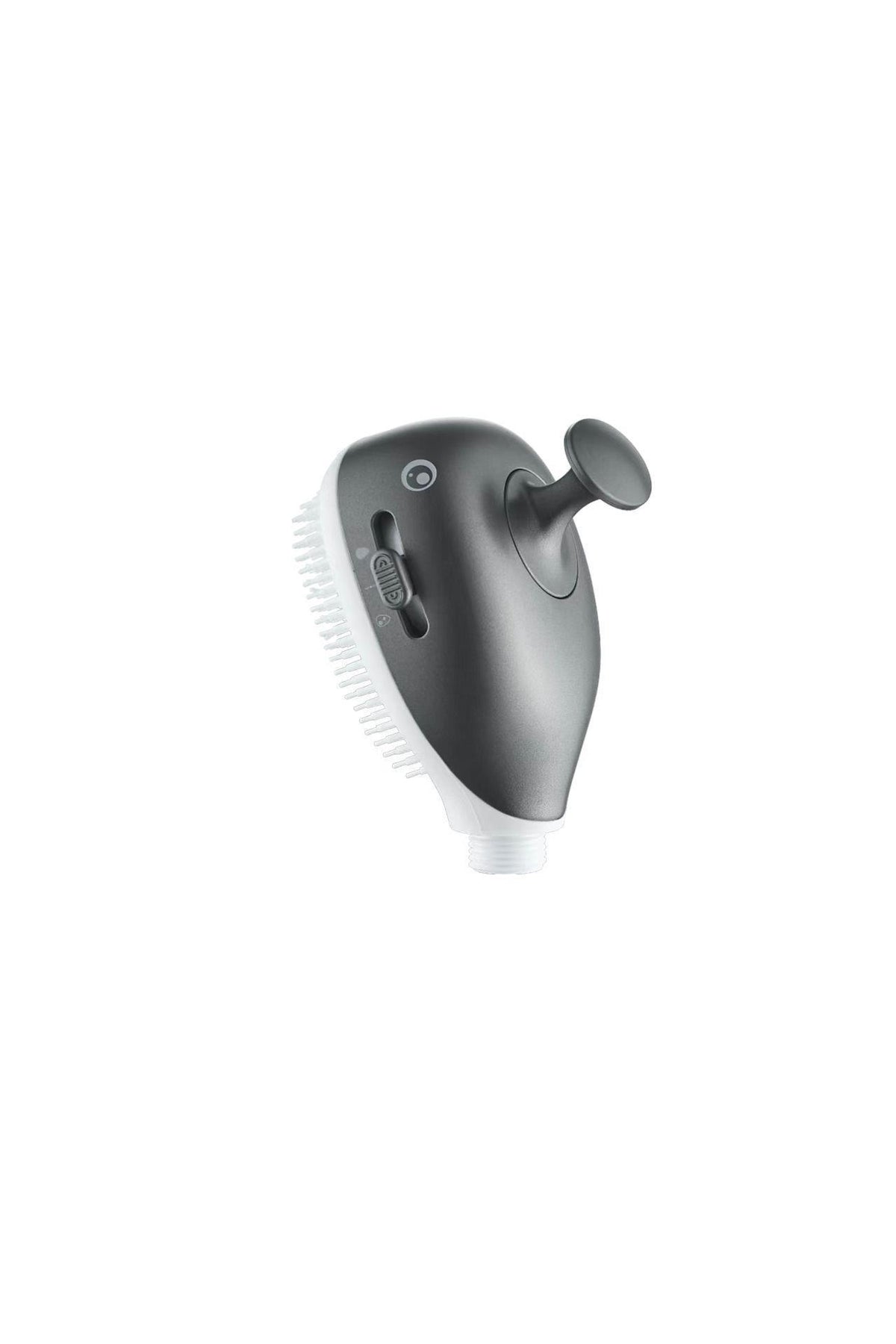 Children's Shower Nozzle with Soft Silicone and Wall Base - Gray