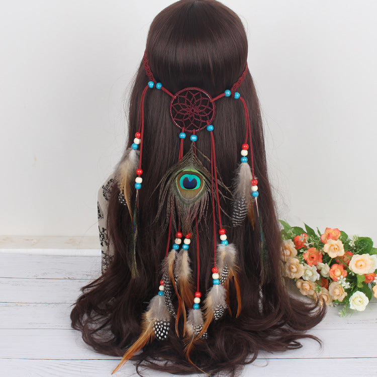 Dream Catcher Feather Headband Hair Accessory