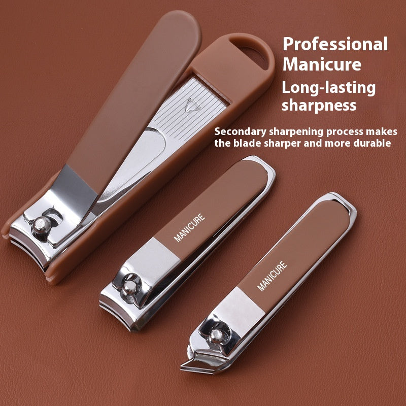 Nail Clippers Set 6 Pieces Anti-Splash Large Opening Manicure Tool