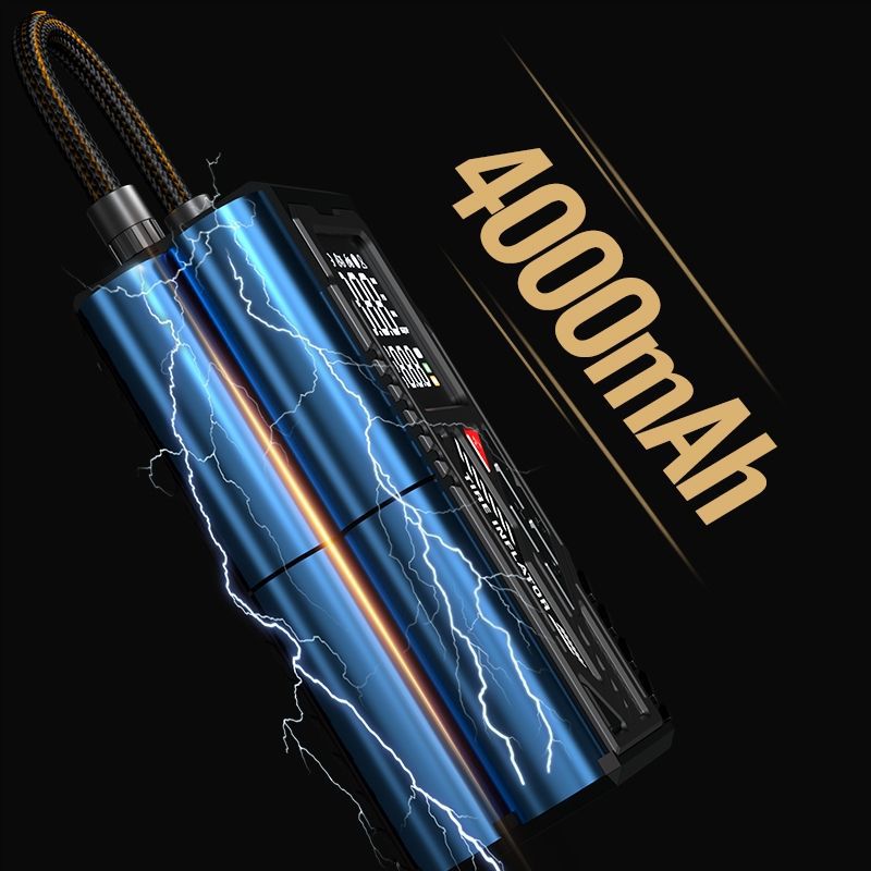 Wireless Portable Car Air Pump with Power Bank and Light