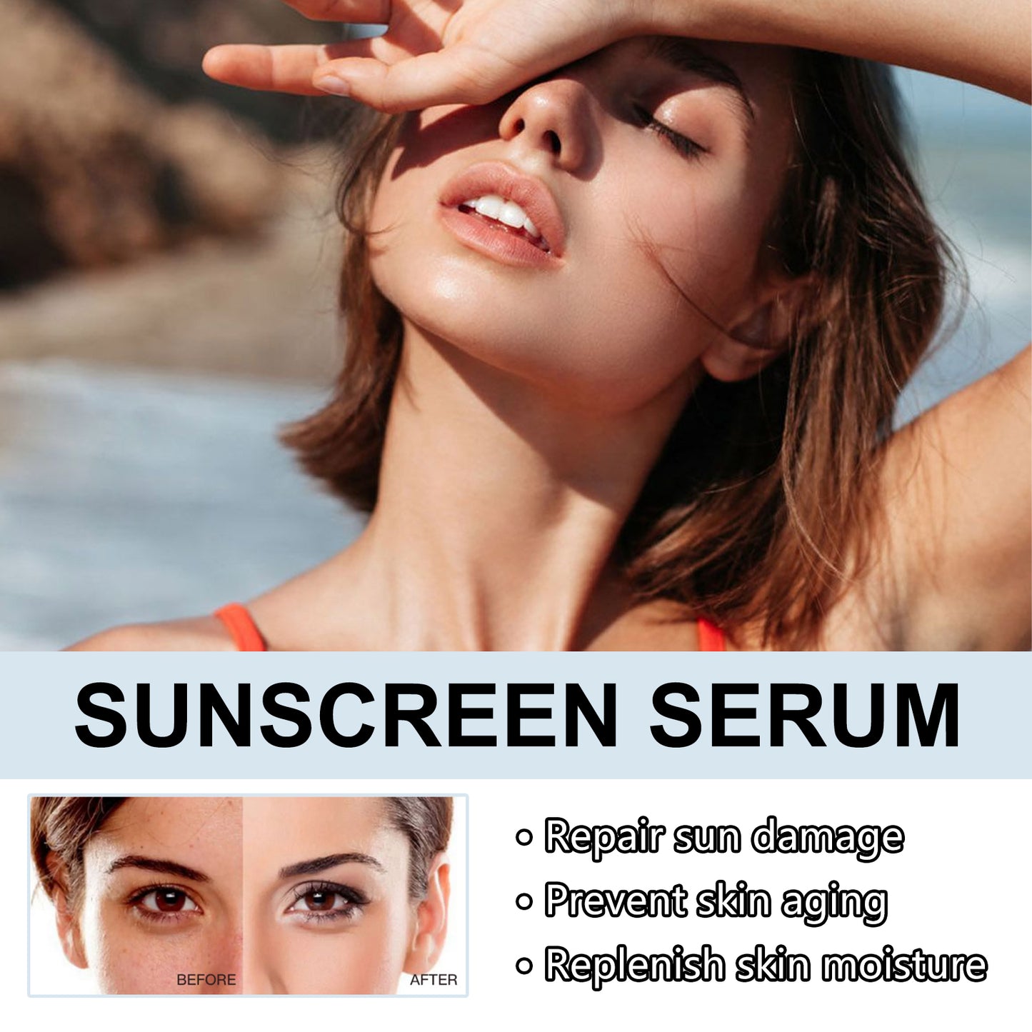 Moisturizing Sunscreen Lotion with Hyaluronic Acid & Panthenol