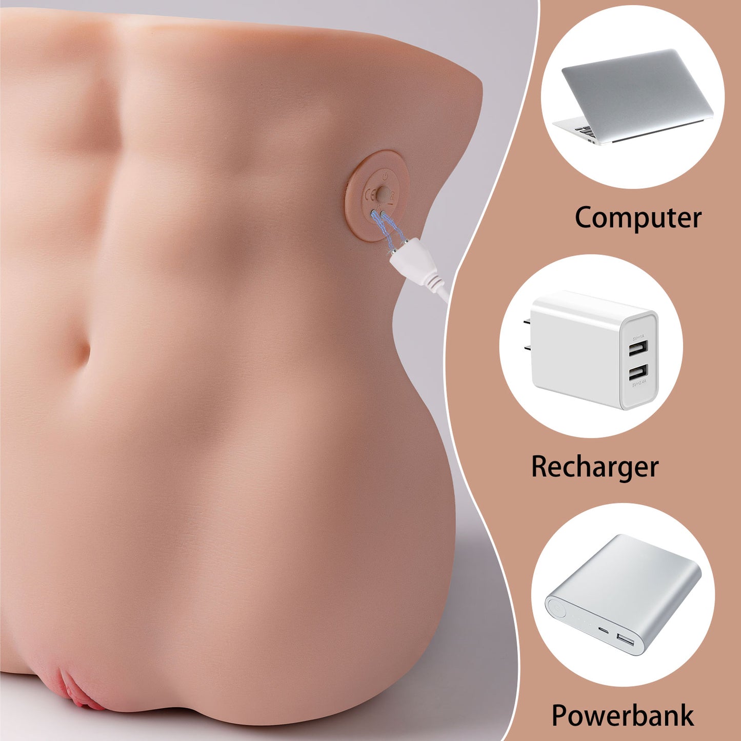 Juice Butt 2.0 - Gray Adult Wellness Product