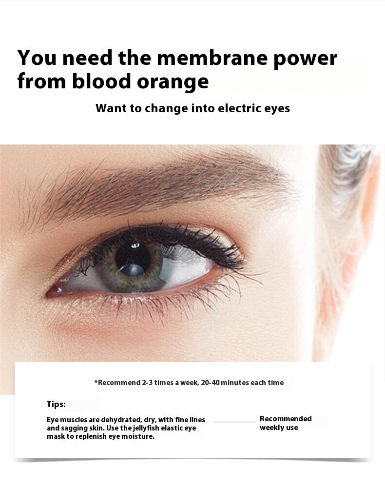 Red Juice Orange Eye Mask for Skin Rejuvenation and Refreshing Care 80g