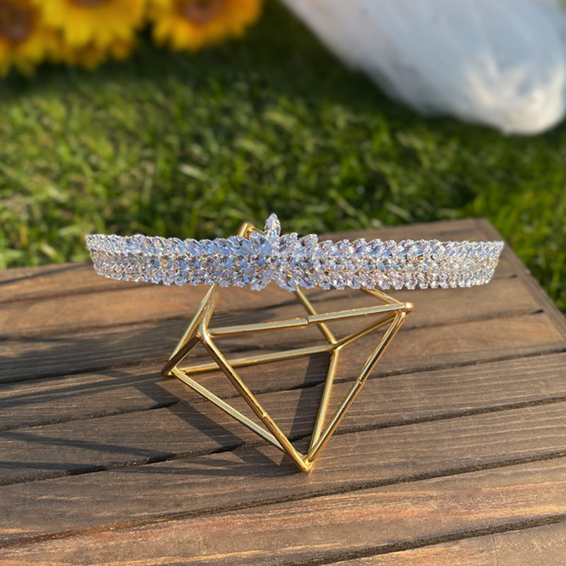 Zircon Crown Bridal Headdress