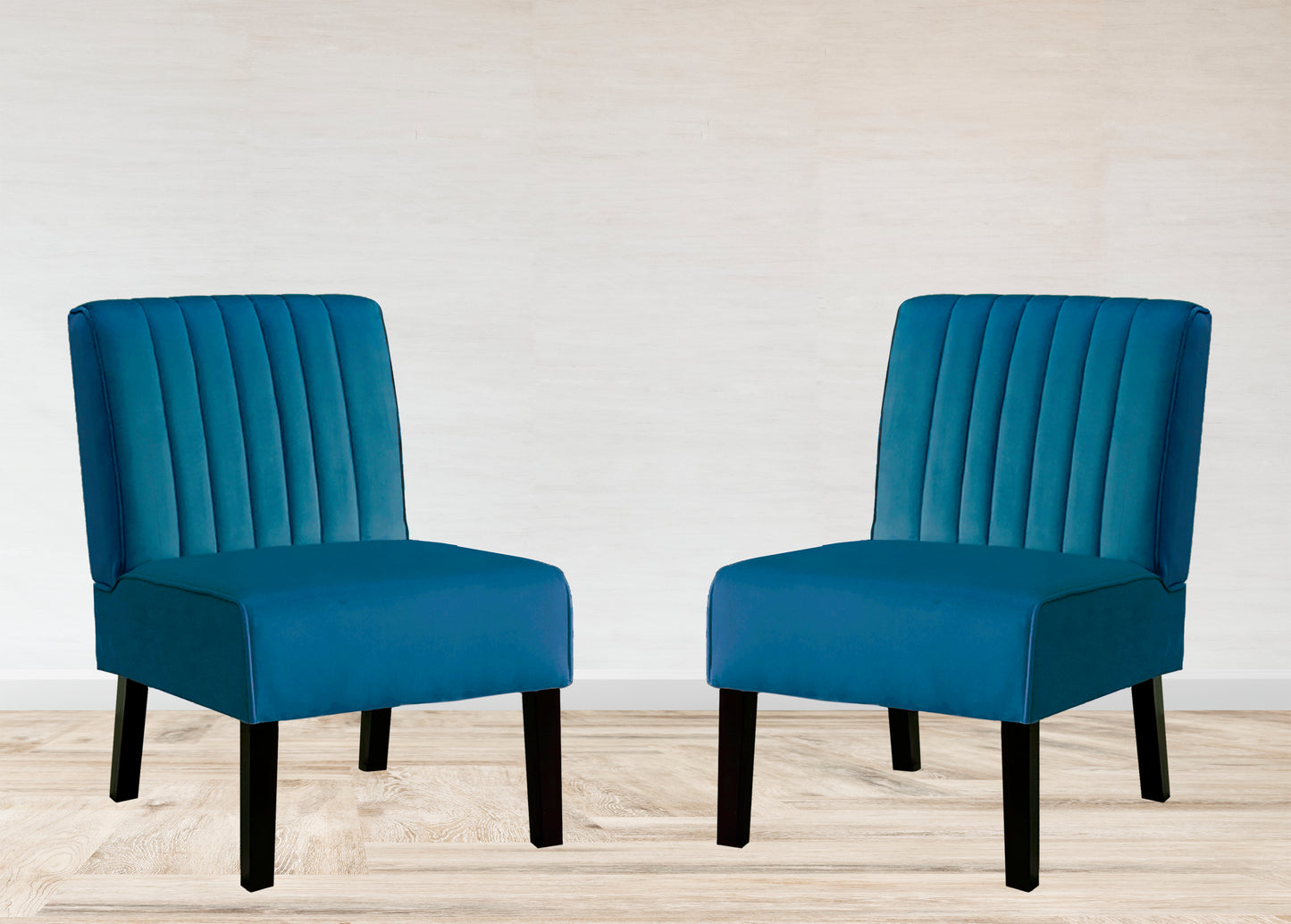 Reese Mid Century Modern Accent Chairs Set Of 2 With Minimalist