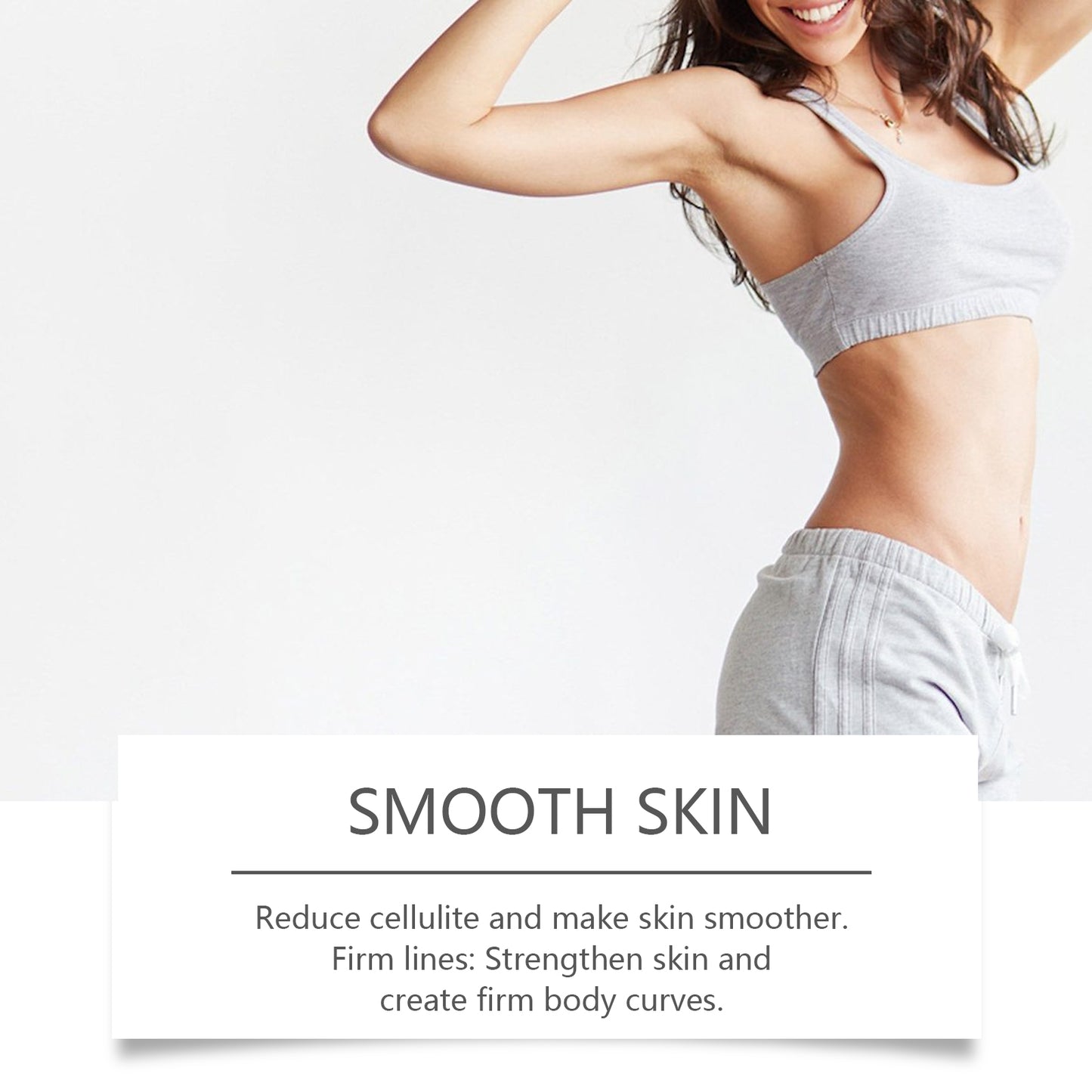 Firming Body Care Cream with Ginger & Hyaluronic Acid - Tightening Massage Lotion