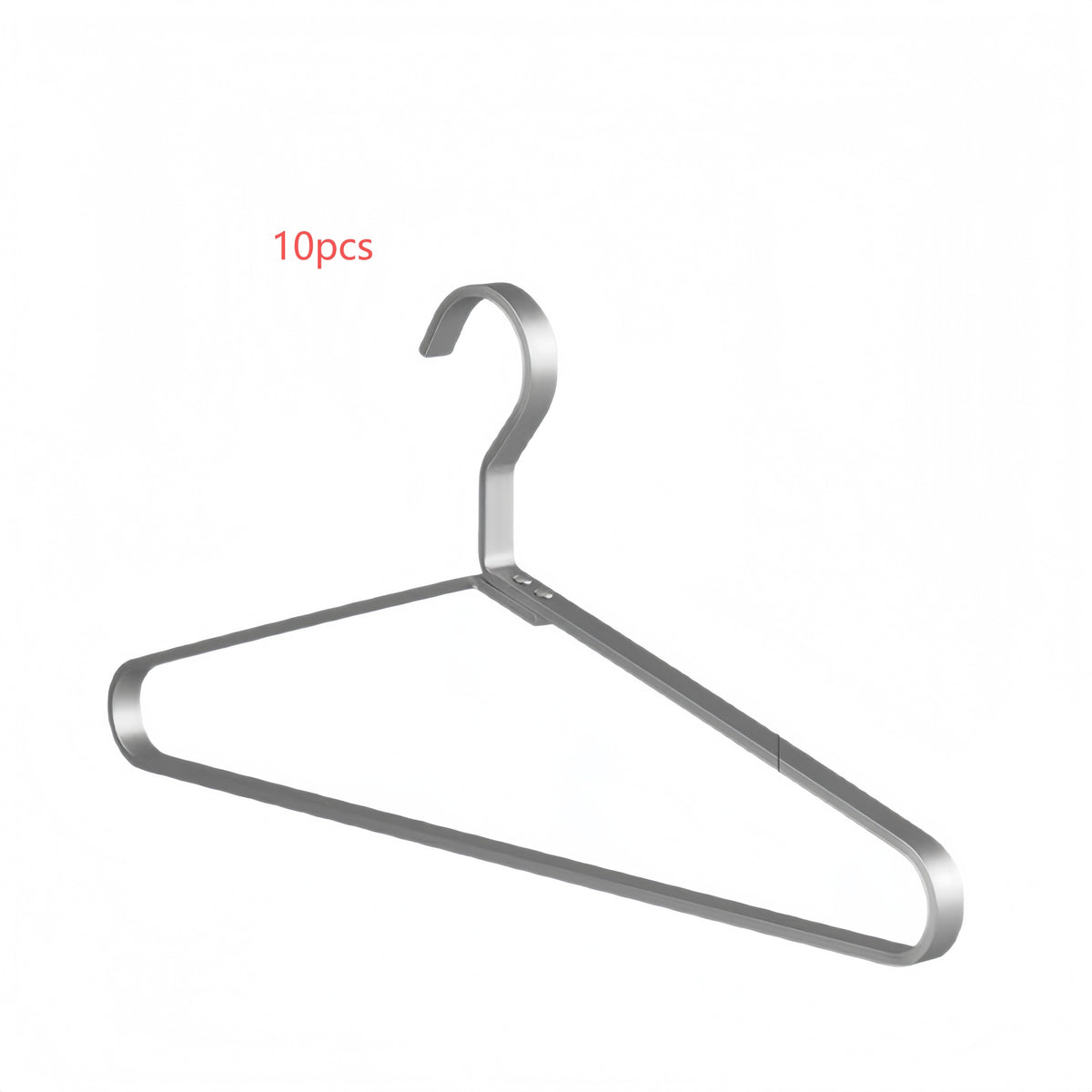 Stainless Steel Clothing Hanger Set - Home Wardrobe Storage, Durable & Elegant