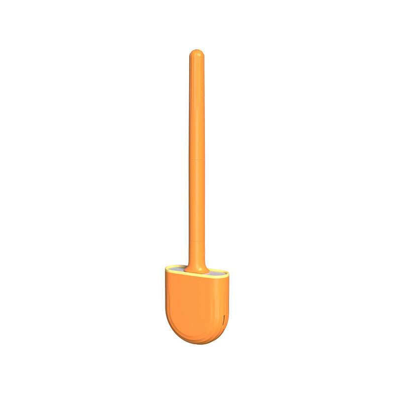 Detachable Handle Toilet Cleaning Brush with Soft Plastic Head - No Dead Ends
