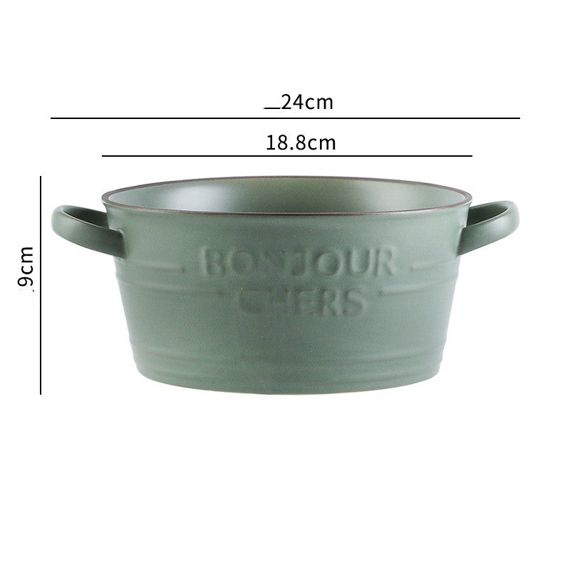 Japanese & Korean Style Ceramic Tableware Set - Dinner Bowls, Plates & Utensils