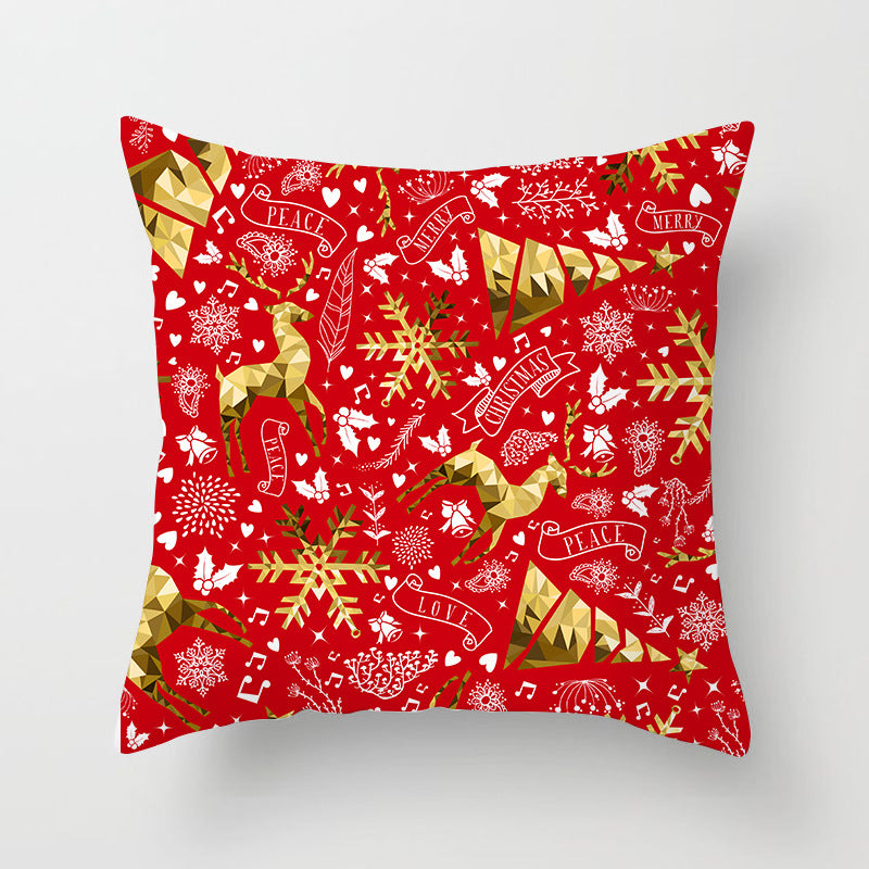 Christmas Pillow Cover - Modern Minimalist Sofa Cushion Case 45x45cm