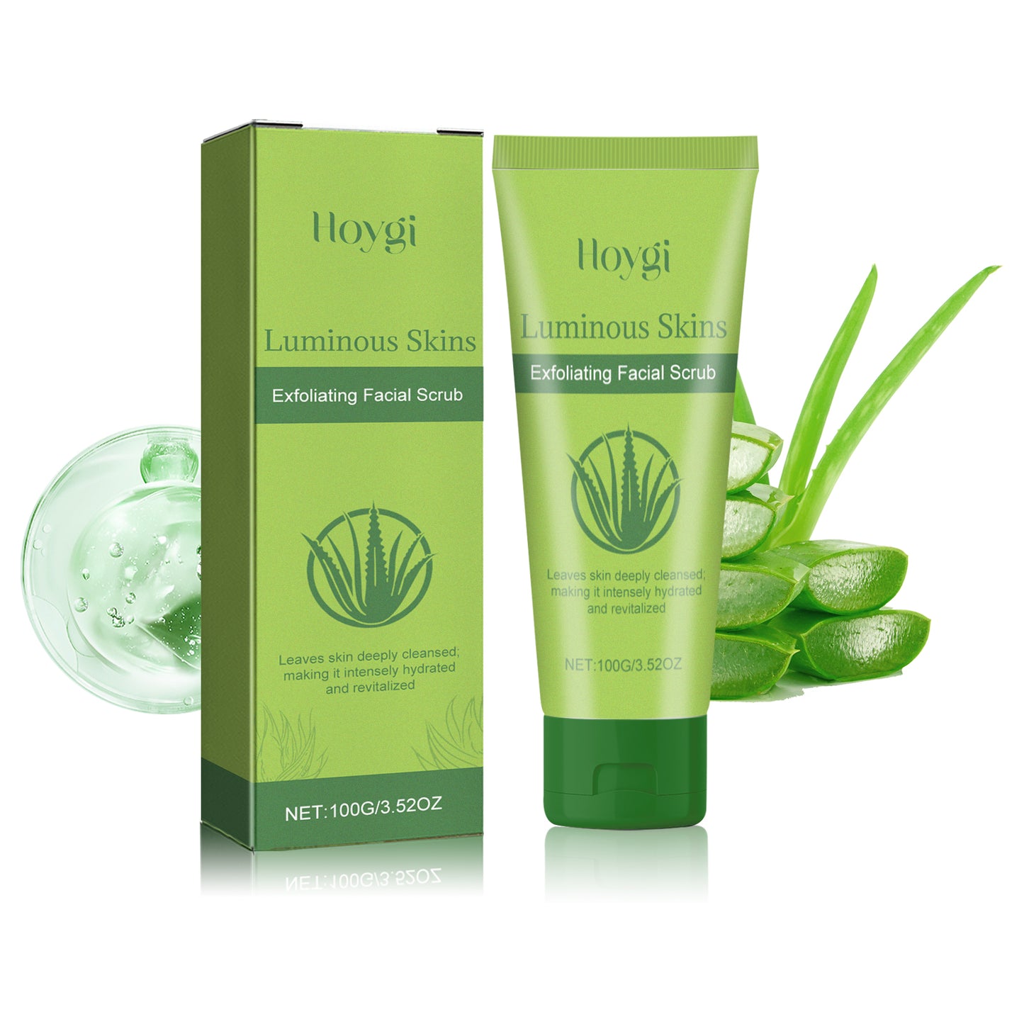 Exfoliating Facial Scrub - Deep Cleaning & Firming Skin Care Cream