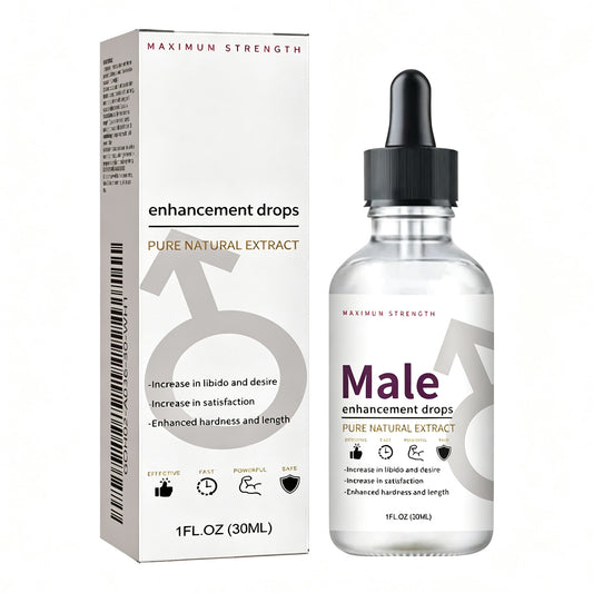 Natural Male Vitality Drops - Maca & Epimedium Herbal Extract - 30ml