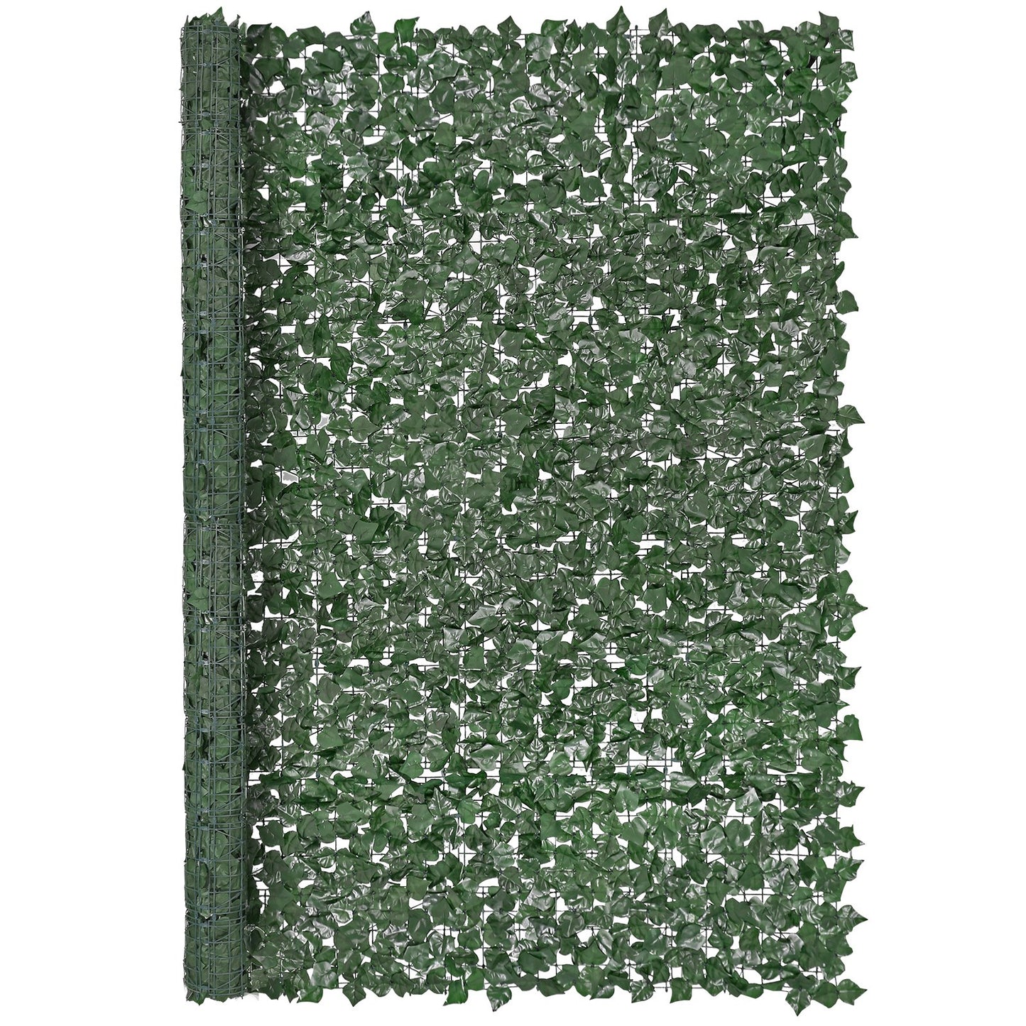 Artificial Ivy Privacy Fence Screen, 96x72 Inches Green Garden Fence with Reinforced Joints