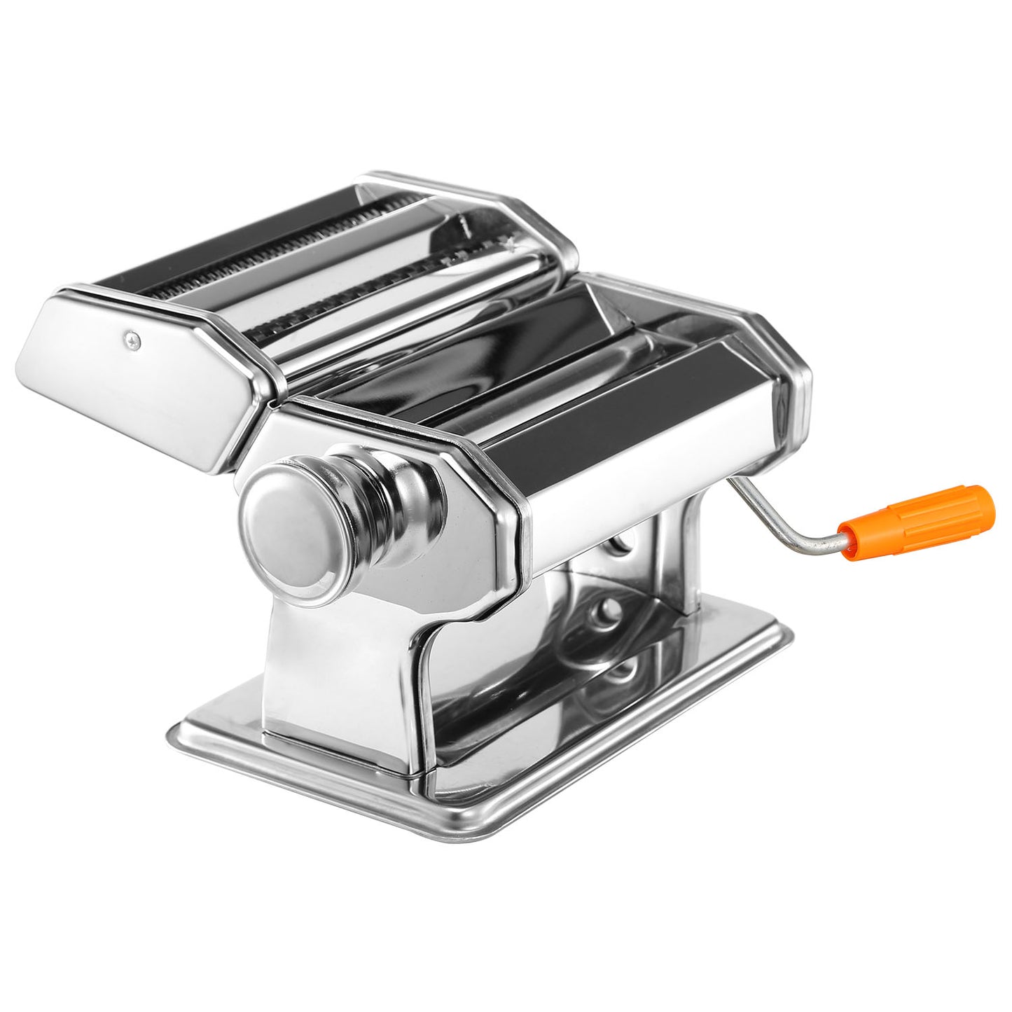 Pasta Maker Roller Machine with 9 Thickness Settings - Silver