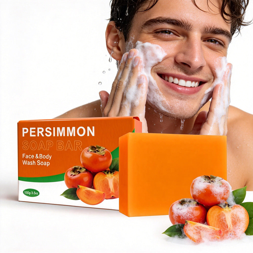 Rectangular Persimmon Soap Bar – 100g