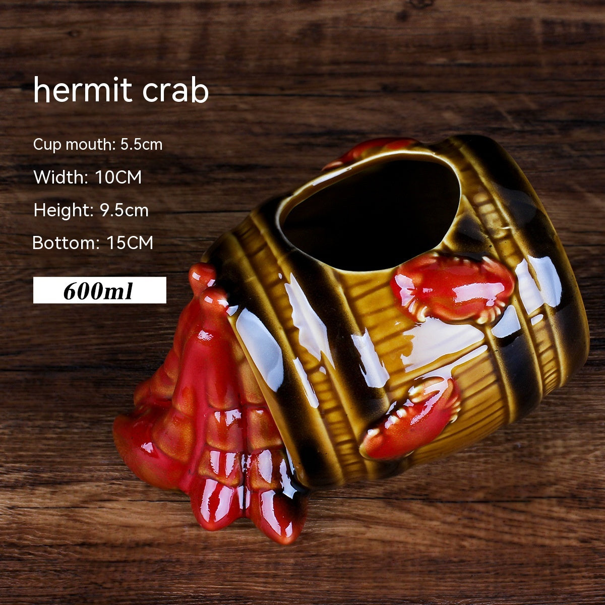 Creative Ceramic Cocktail Glass - Retro Style Multi-Design Drinkware