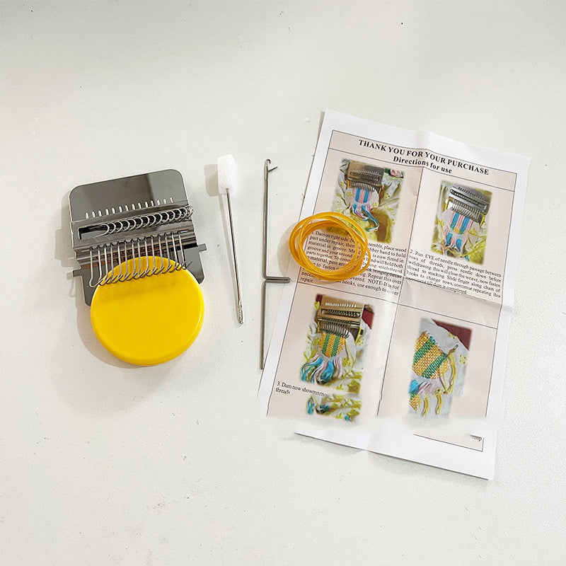 Portable Handmade Knitting Machine Tool Without Needle - Multi Color Options