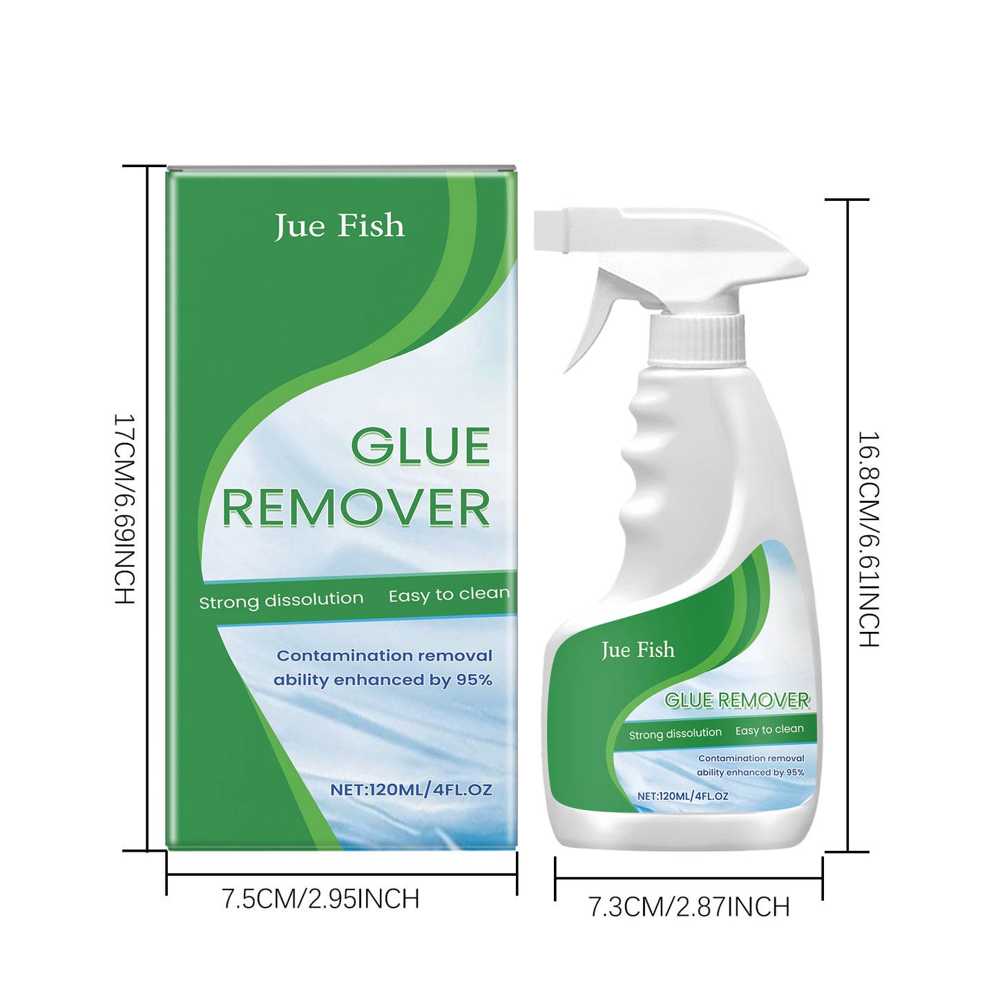 Adhesive Remover for Household & Kitchen Use - 120ml, Easy Cleanup