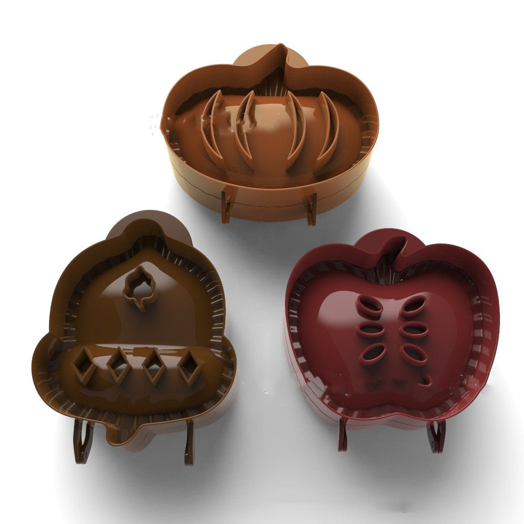 Halloween & Christmas Hand Pie Mold Set of 3 - Apple, Pumpkin, Acorn Shapes
