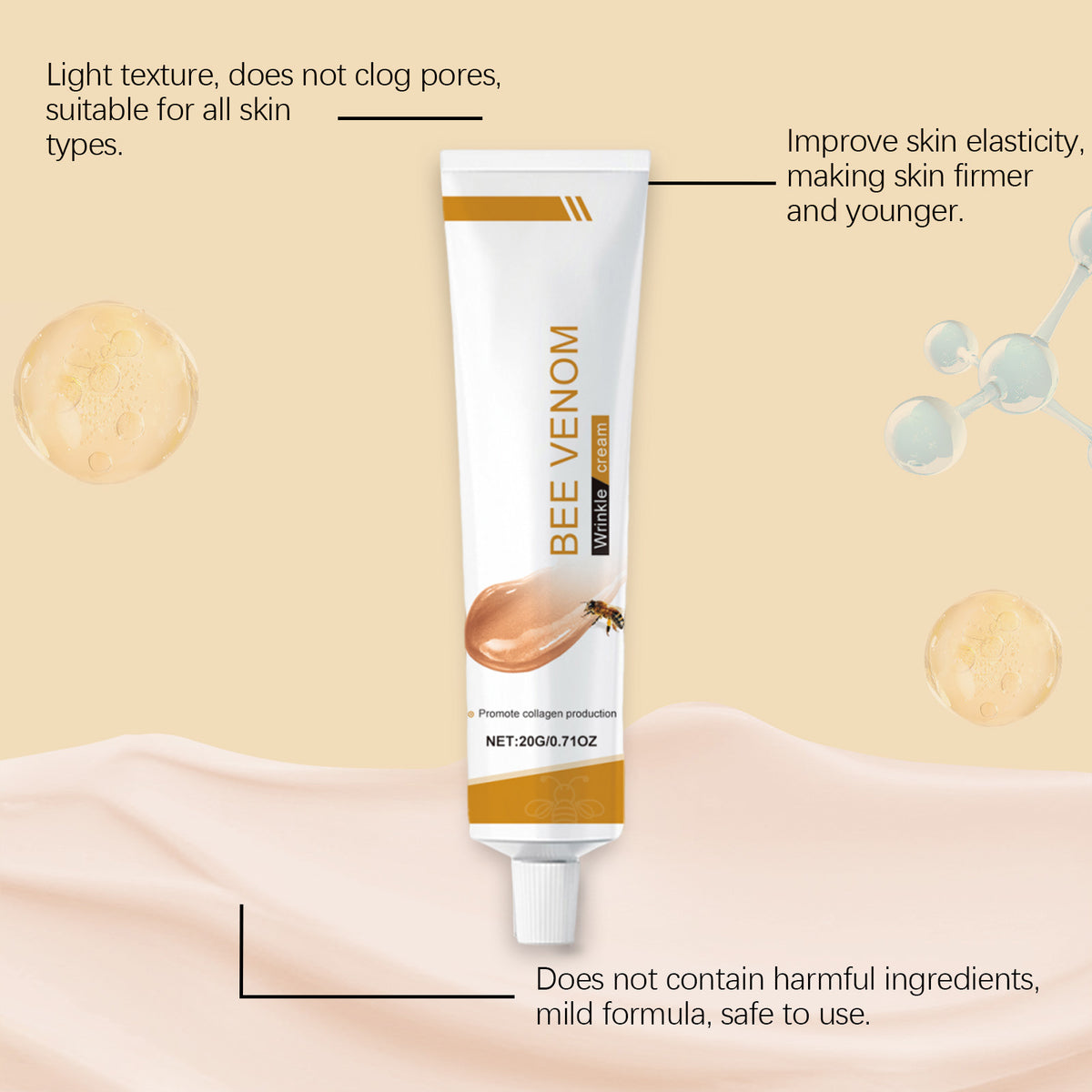 Bee V Enom Anti Wrinkle Tightening Cream 20g 1box