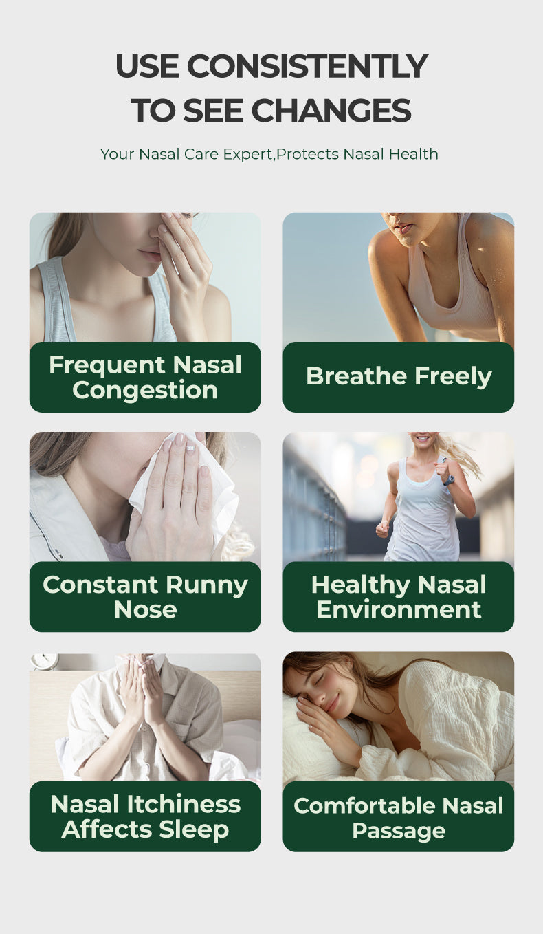Natural Nasal Relief Spray for Congestion, Runny Nose, and Sneezing