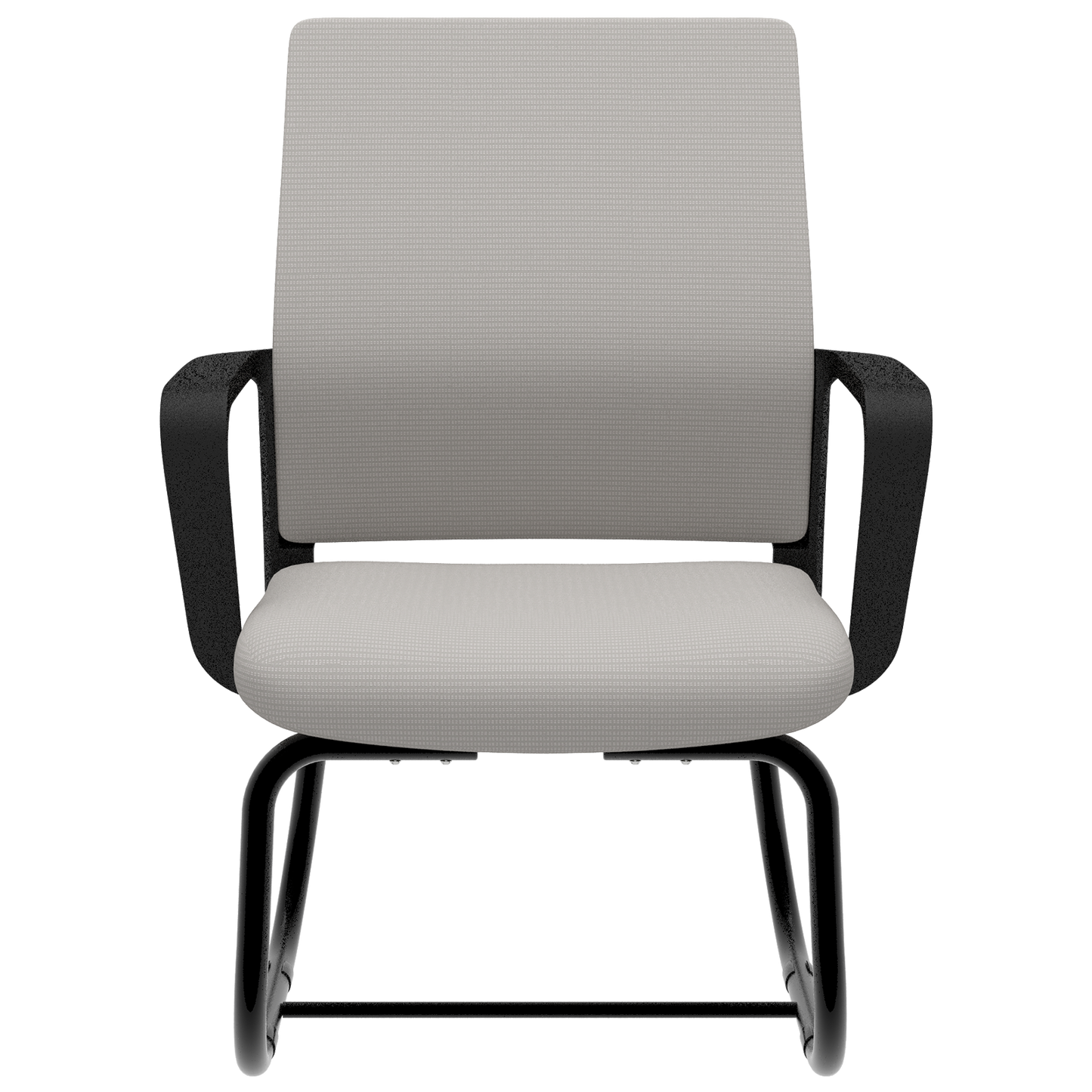 Modern Minimalist Office Chair - Comfortable Metal Frame, Black & Gray