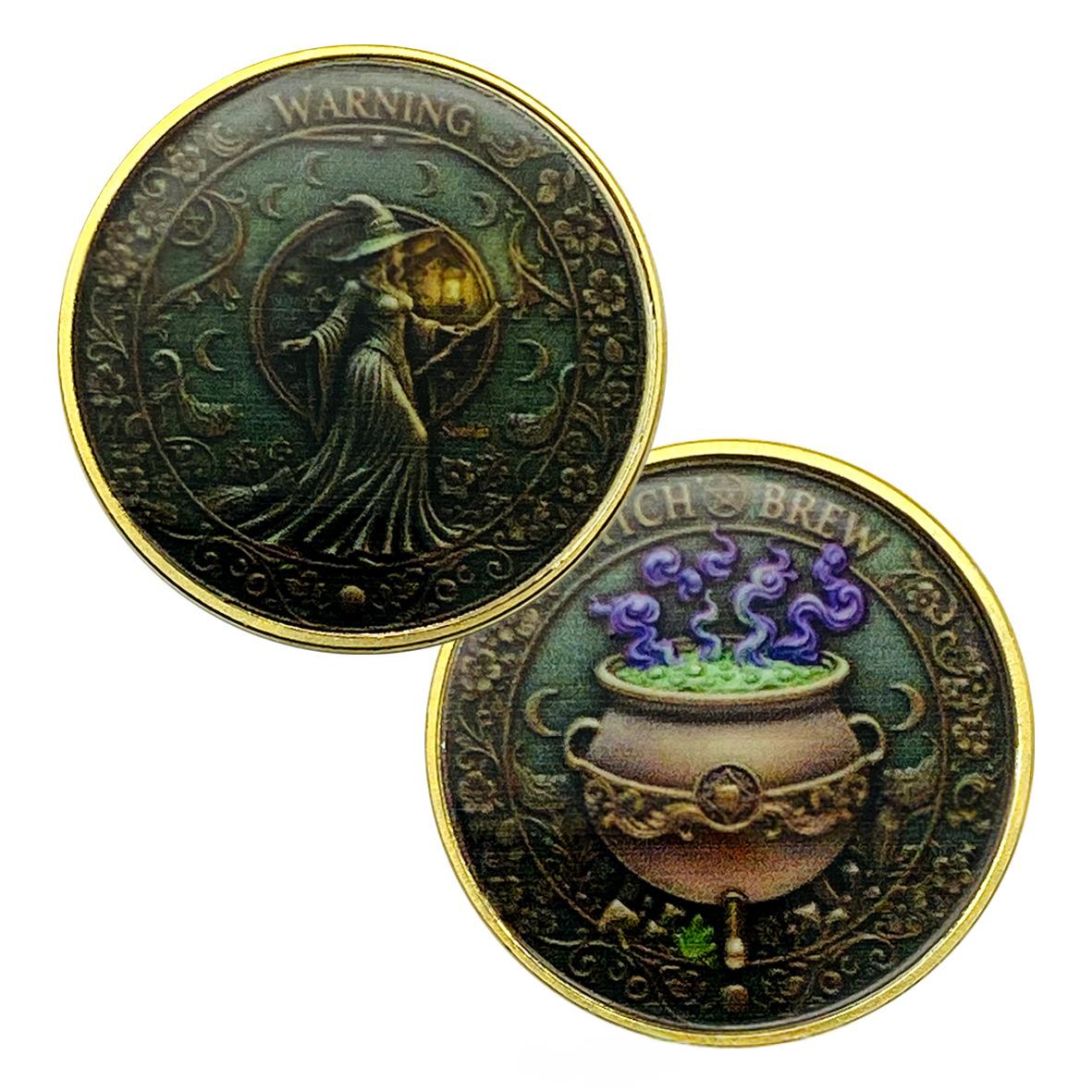 Commemorative Challenge Coin for The Witch's Night of the Deer - Lucky Wanderer