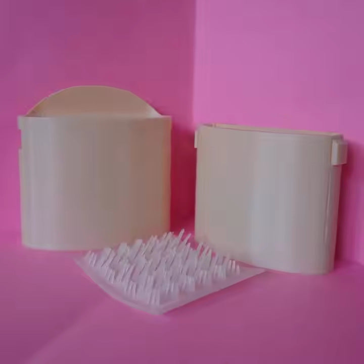 Bathtub Hair Catcher Box - Bathroom Hair Drain Protector, PVC Hair Trap, Hair Collection Basket
