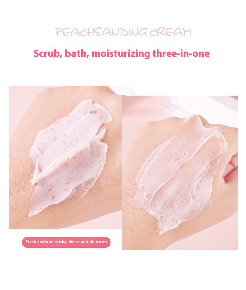 Peach Moisturizing Body Scrub Cream - 200g Hydrating Exfoliator