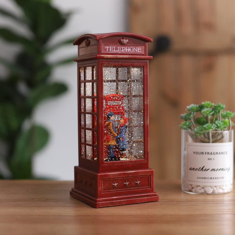 Music Box with Snow Globe - Home Decor & Festive Gift