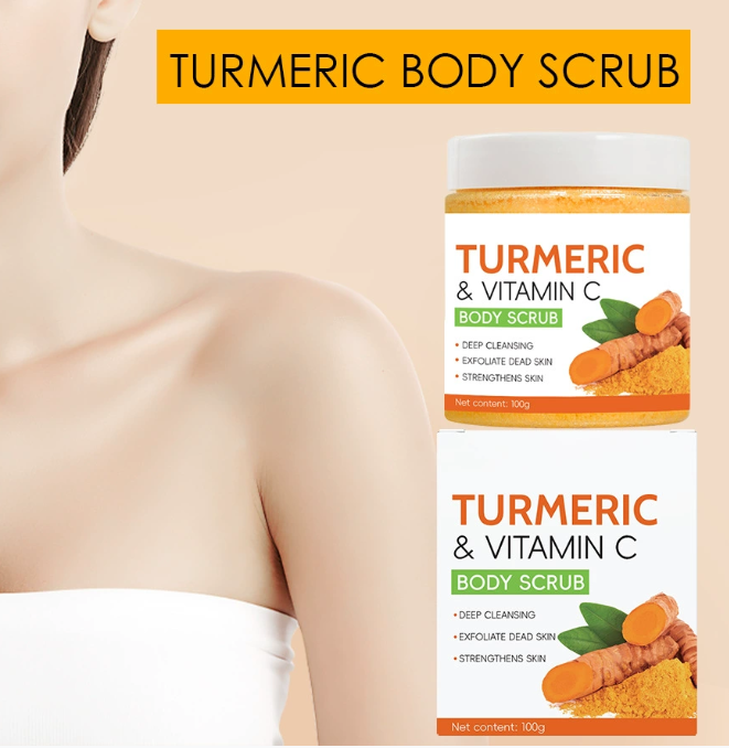 Turmeric Body and Facial Cleanser - Pore Refining Skin Care Scrub