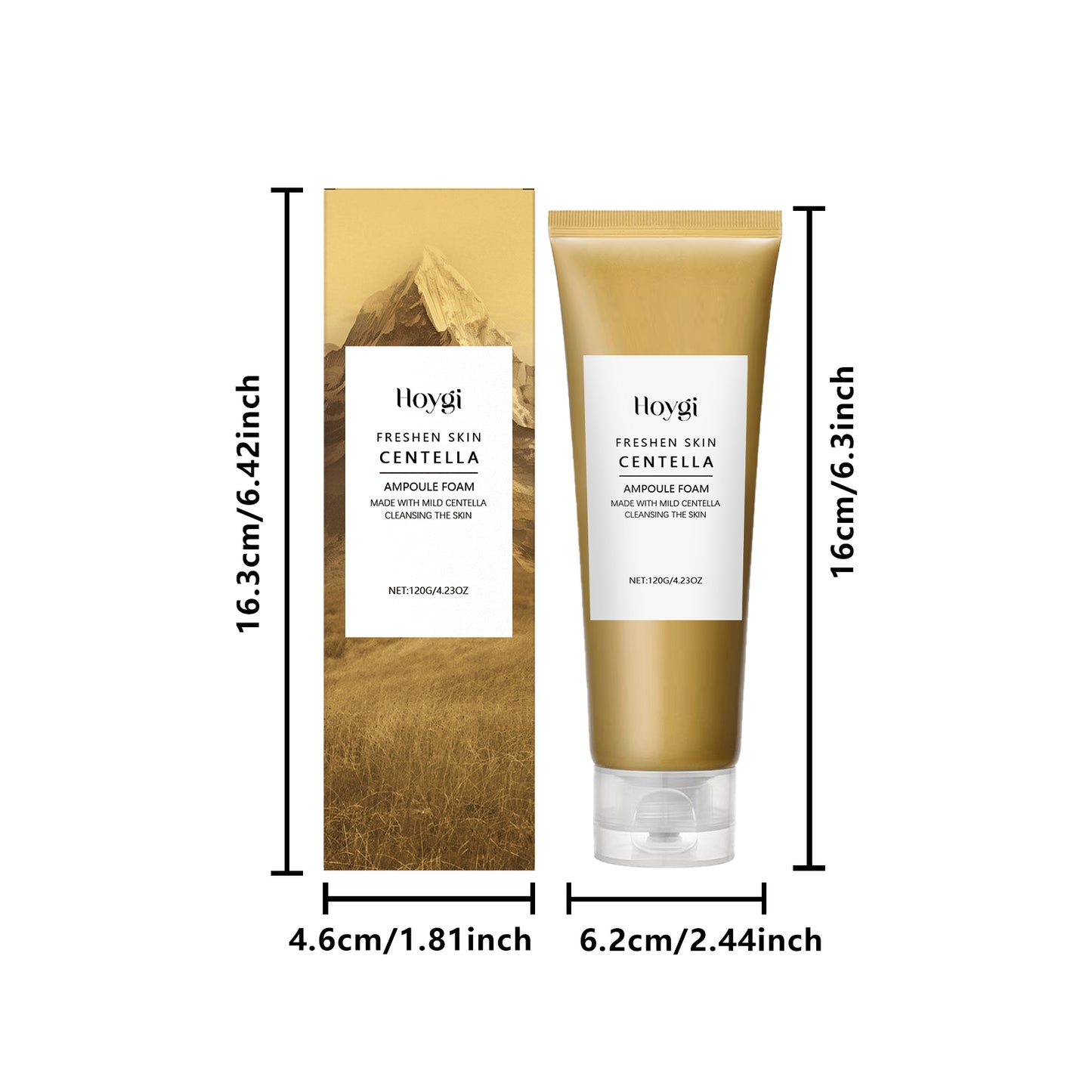 Moisturizing Facial Cleansing Milk with Snow Grass & Hyaluronic Acid - 120g