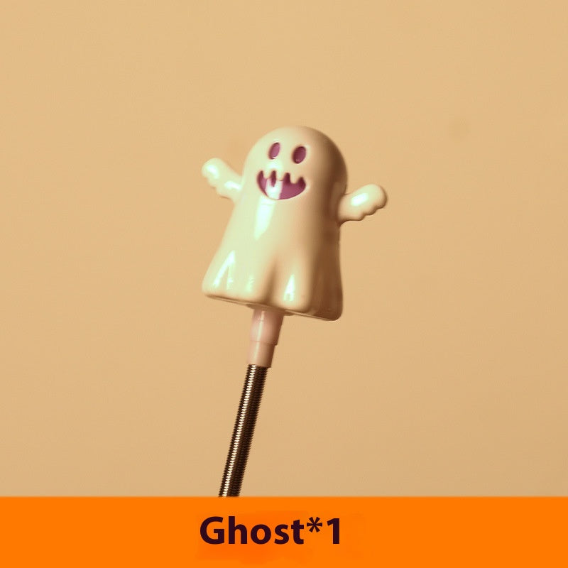 Halloween Pumpkin Lamp Hand Stick Prop with Variants - Kids Party Decoration