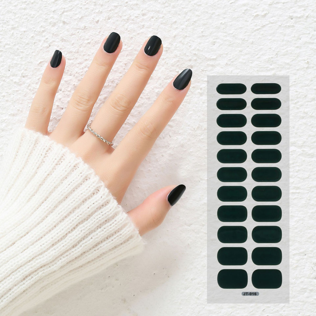 Semi-Curing Nail Art Stickers with Phototherapy Gel for Nail Art Kits