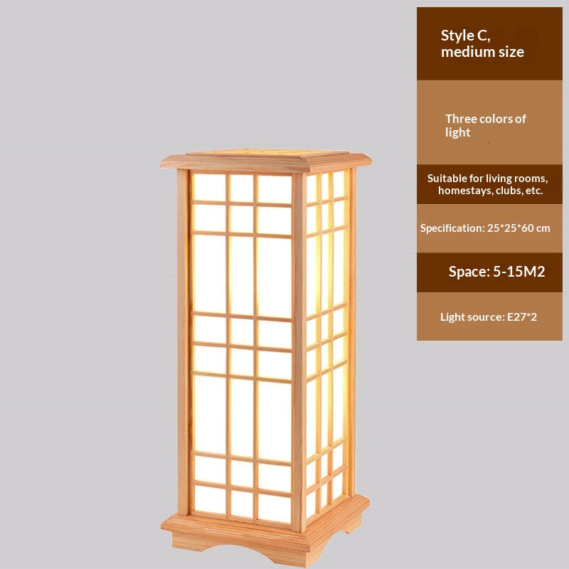 Chinese-Style Bamboo Lamp for Living Room Home Decor