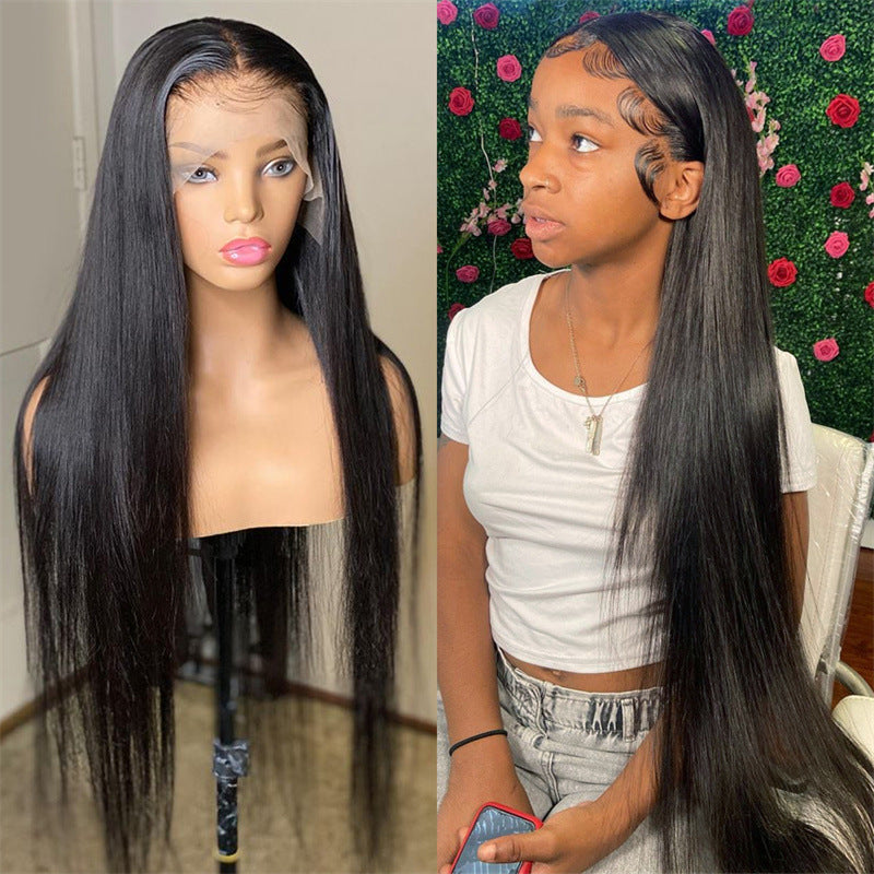26-Inch Straight Hair Wig - Black (1B)