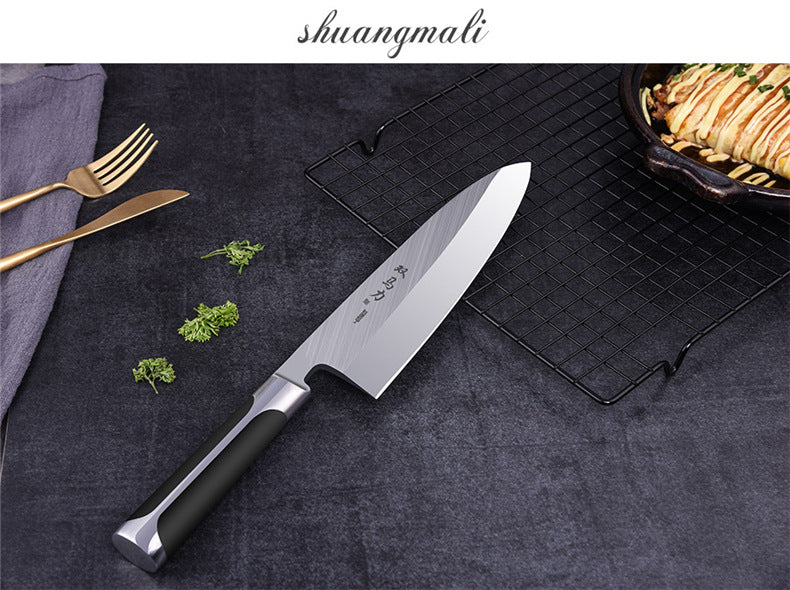 Japanese Sushi Salmon Fish Head Knife - 9-inch Kitchen Knife for Sushi & Seafood