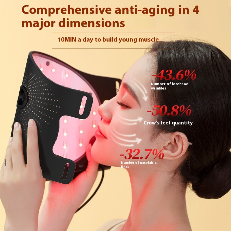 Photon Facial Mask LED Lamp for Skin Rejuvenation and Wrinkle Reduction