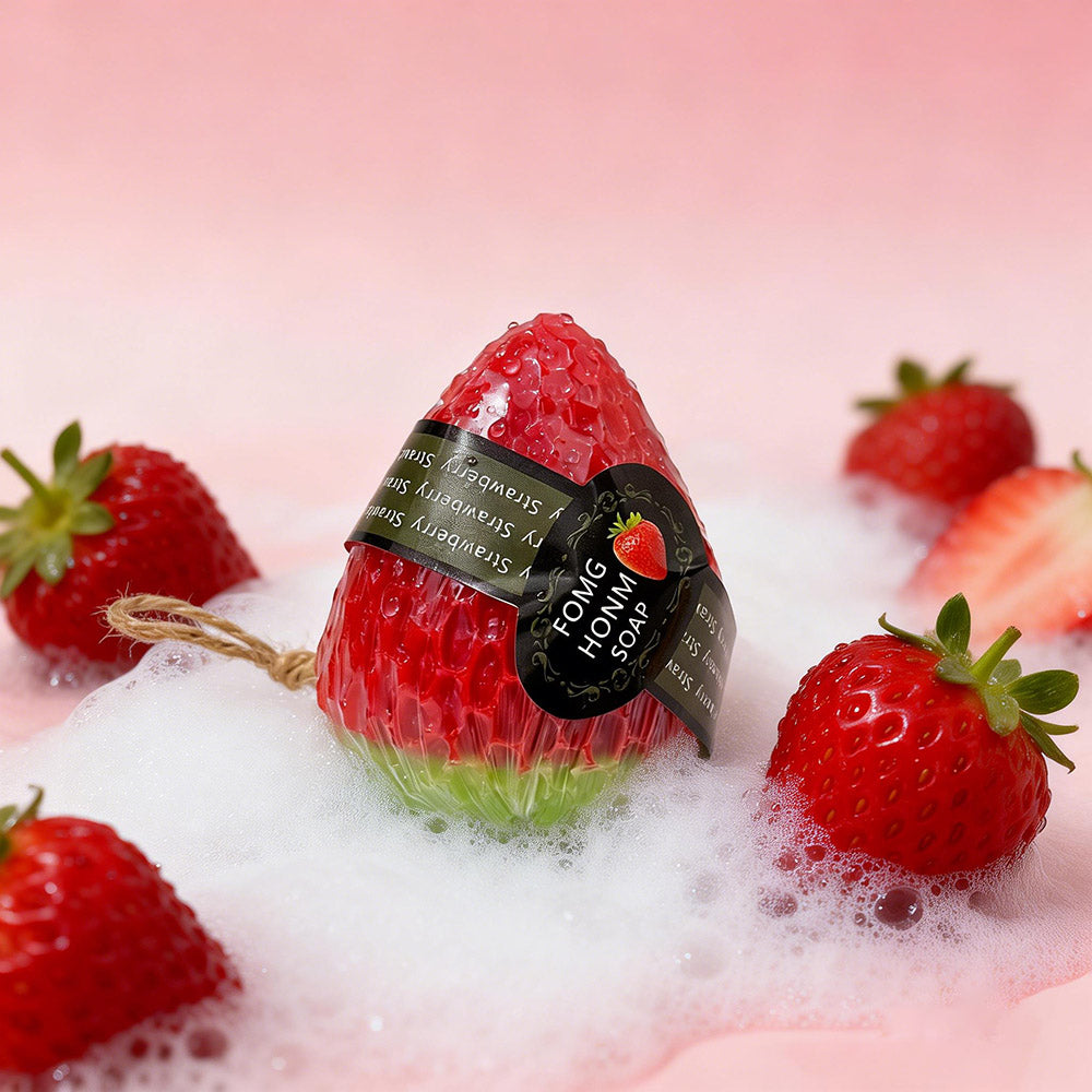 Strawberry Fruit Soap Bar 130g