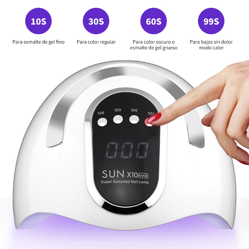 Professional UV LED Nail Lamp - Fast-Curing Gel Nail Dryer with Sensor